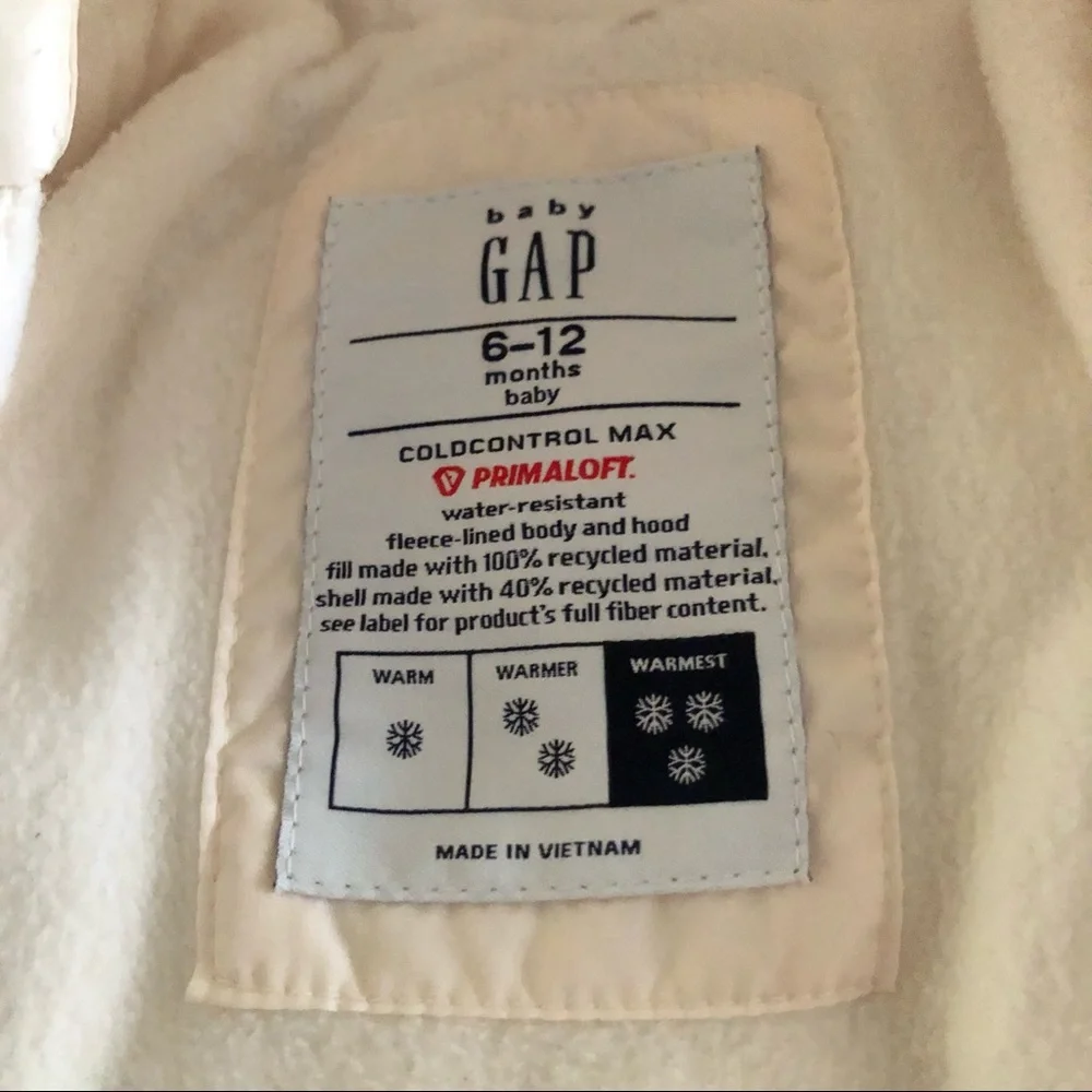 Baby Gap Primaloft Snow Suit - Picture 8 of 9